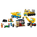 lego city great vehicles 60391 construction trucks and wrecking ball crane extra photo 1