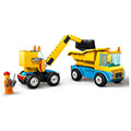 lego city great vehicles 60391 construction trucks and wrecking ball crane extra photo 2