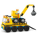 lego city great vehicles 60391 construction trucks and wrecking ball crane extra photo 3