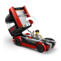 lego city 60445 f1 truck with rb20 amr24 f1 cars extra photo 4