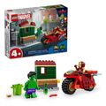 lego super heroes 76287 marvel iron man with bike and the hulk extra photo 1