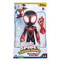 hasbro disney marvel spidey amazing friends miles morales supersized hero figure extra photo 1