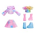 mga rainbow high watercolor create tie dye doll with purple extra photo 3