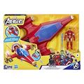 hasbro marvel avengers iron man repulsor blast battle jet extra photo 3