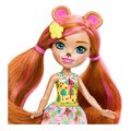 enchantimals mini doll biloxi bear trail extra photo 4