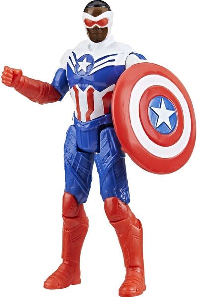Hasbro Marvel Captain America Action Figure 24 Cm (9,5 Pollici) - Supereroe Con Accessori - Giocattolo Per Bambini