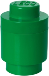 lego storage brick 1 round green photo