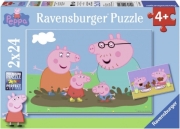 pazl 2x24pz ravensburger peppa pig 09082 photo
