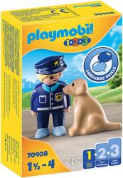 playmobil 70408 astynomikos me ekpaideymeno skylo photo