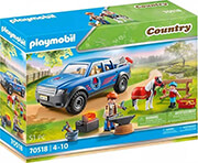 playmobil 70518 country mobile blacksmith with light effect photo