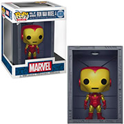 funko pop deluxe marvel hall of armor iron man model 4 metallic 1036 photo