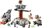 lego city space 60434 space base and rocket launchpad photo