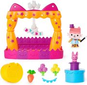 spin master gabbys dollhouse cat errific celebration baby box cats talent show balcony photo