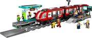 lego city 60423 downtown streetcar and station photo
