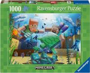 pazl 1000pz ravensburger minecraft mosaic 1000 pcs photo