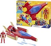 hasbro marvel avengers iron man repulsor blast battle jet photo