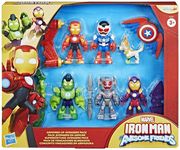 hasbro marvel iron man and his awesome friends armored up avengers pack figures photo