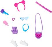 barbie purple bag bear accessories photo