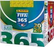 panini fifa 365 2026 display of 50 packs 5 stickers per pack photo panini fifa 365 2026 display of 50 packs 5 stickers per pack photo