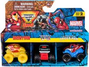marvel monster jam mini jams iron man venom the amazing spider man 3pack photo