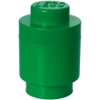lego storage brick 1 round green photo
