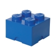 lego storage brick 4 medium blue photo lego storage brick 4 medium blue photo