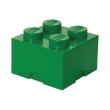 lego storage brick 4 dark green photo lego storage brick 4 dark green photo