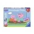 pazl 2x24pz ravensburger peppa pig 09082 photo pazl 2x24pz ravensburger peppa pig 09082 photo