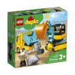 lego duplo 10931 truck tracked excavator photo