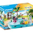 playmobil 70610 family fun small pool with water sprayer photo