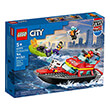 lego city fire 60373 fire rescue boat photo