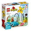 lego duplo town 10985 wind turbine and electric car photo