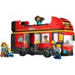 lego city 60407 red double decker sightseeing bus photo
