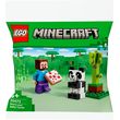 lego minecraft 30672 steve mit baby panda polybag photo