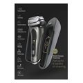 xyristiki mixani braun series 9 pro 9575cc wet dry foil shaver trimmer metallic extra photo 4