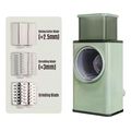stainless steel panel vegetable 3 in one cutter shredder grater extra photo 1