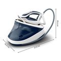 tefal pro express ultimate ii gv9712 3000w 12l durilium airglide soleplate blue white extra photo 4