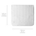 medisana electric underblanket hu 676 150x160cm white extra photo 1
