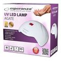 esperanza ebn010 uv led lamp for nails agate 36 w extra photo 2