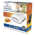esperanza tkt006w titanum sandwich maker with grill plate fontina white extra photo 2