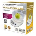 esperanza eks007 kitchen scale with bowl coconut extra photo 1