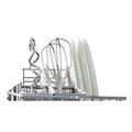 mixer bosch mfqp1000 hand mixer 300w white extra photo 2