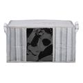 estia thiki apothikeysis non woven yfasmatini 60x45x35cm me parathyro ivory 03 23980 extra photo 1