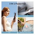 jisulife s010f8x02006 portable handheld fan life8 plus 4500mah pink extra photo 1