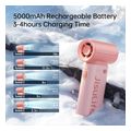 jisulife fhl09r a0102016 handheld fan life9 5000mah pink extra photo 2