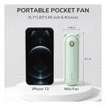 jisulife s010f8x04004 portable handheld fan life8 plus 4500mah mnt green extra photo 6