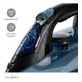 nedis iron2000 steam iron with ceramic plate 038l 2600w extra photo 6