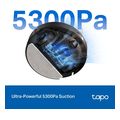 tp link tapo rv30 max plus 5300pa hyper suction robot vacuum mop smart auto empty dock extra photo 8