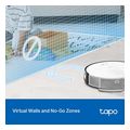 tp link tapo rv20 max plus white 5300pa suction robot vacuum and mop with auto empty dock extra photo 6