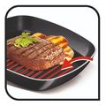 tefal�b55640 grill pan square extra photo 2